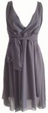 Vestido Chiffon de Seda